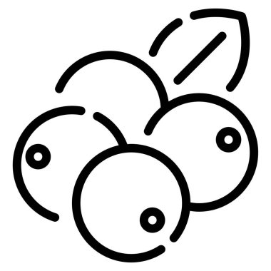 Meyve Berry simgesi, vektör illüstrasyonu basit tasarım