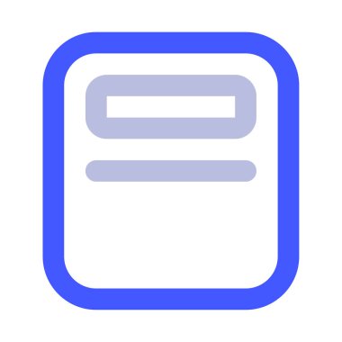 Başlık Etiketleri simgesi, vektör illüstrasyonu basit tasarım