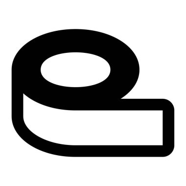 Ölçüm simgesi, vektör illüstrasyonu basit tasarım