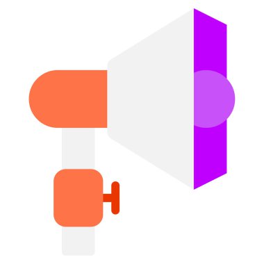 Softbox simgesi, vektör illüstrasyonu basit tasarım