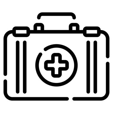 İlk Yardım Simgesi, vektör illüstrasyonu basit tasarım