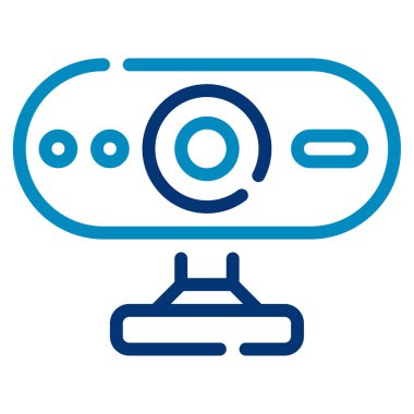 webcam simgesi, vektör illüstrasyonu basit tasarım