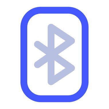 Bluetooth simgesi, vektör illüstrasyonu basit tasarım