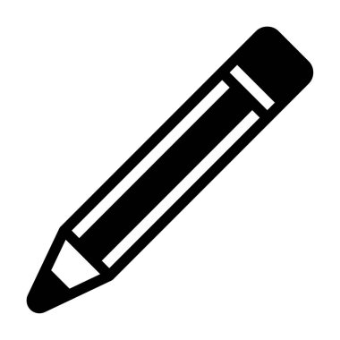 Pencil icon, vector illustration simple design