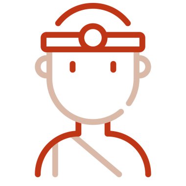 Masai simgesi, vektör illüstrasyonu basit tasarım