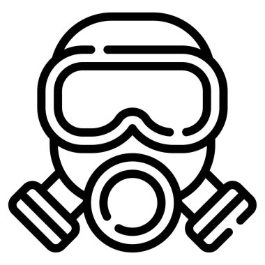 koku engelleyici simgesi, vektör illüstrasyonu basit tasarım