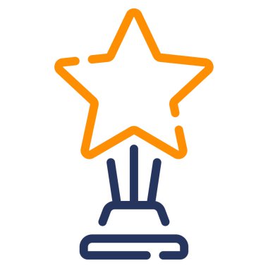 Zafer simgesi, vektör illüstrasyonu basit tasarım