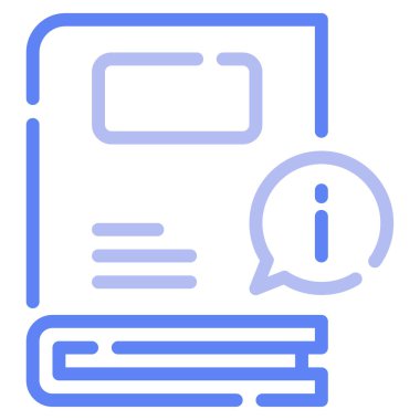 Kılavuz simgesi, vektör illüstrasyonu basit tasarım