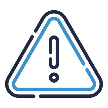 uyarı işareti simgesi, vektör illüstrasyonu basit tasarım