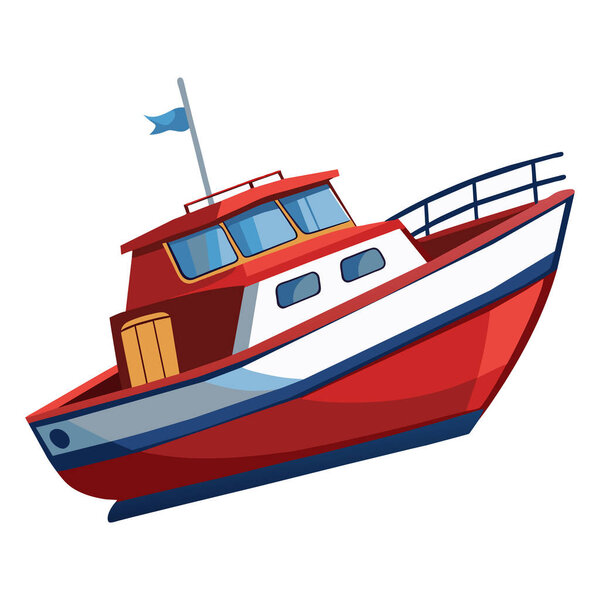Boat Vector Art. Boat Vector Illustration