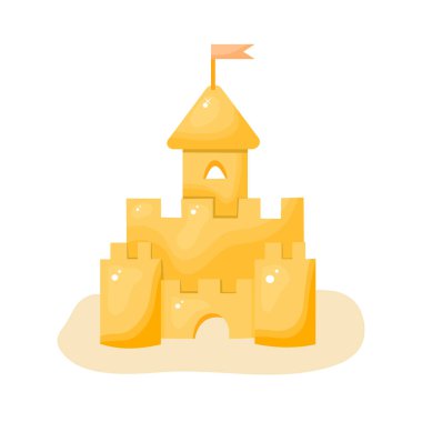 Yaz mevsiminde kumdan kale