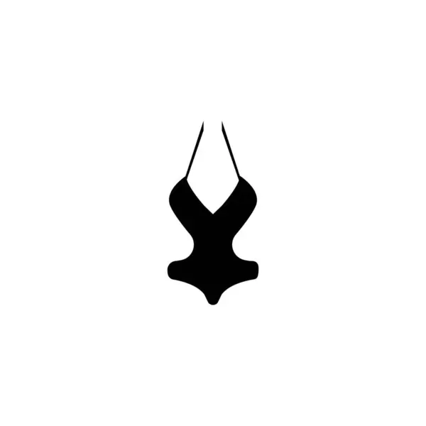 Γυναικείο Λογότυπο Εικονίδιο Εσώρουχα Διανυσματικό Σχεδιασμό Εικονογράφηση — Διανυσματικό Αρχείο