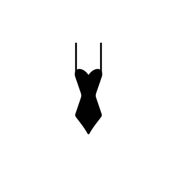Logotipo Ícone Roupa Interior Das Mulheres Ilustração Design Vetorial — Vetor de Stock