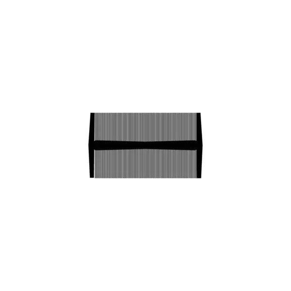 Logo Icône Peigne Illustration Vectorielle — Image vectorielle