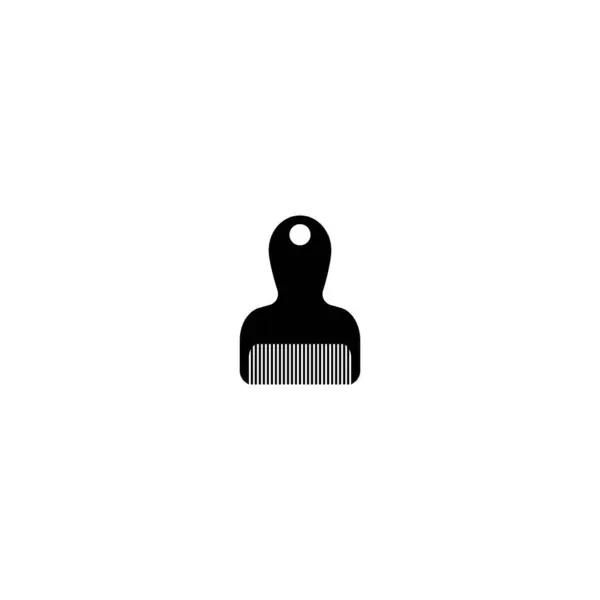 Ícone Pente Logotipo Ilustração Design Vetorial — Vetor de Stock