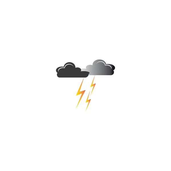 Логотип Погодной Иконки Векторная Иллюстрация — стоковый вектор