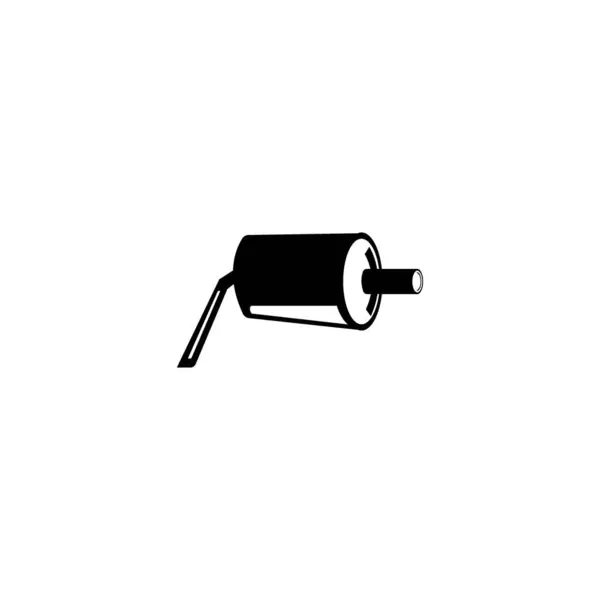 Логотип Глушителя Вытяжки Иллюстрация Векторного Дизайна — стоковый вектор