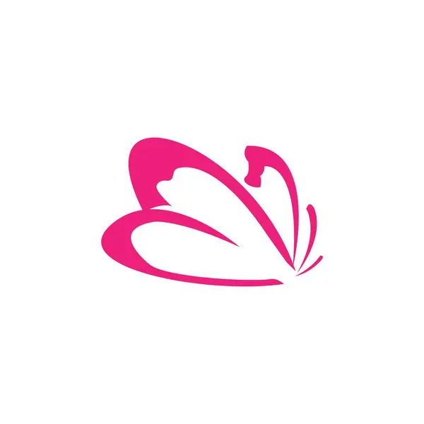 Logotipo Ícone Borboleta Ilustração Projeto Vetor — Vetor de Stock