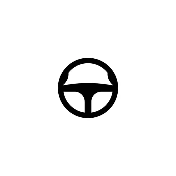 Steering Icon Logo Vector Design Illustration — Stock Vector