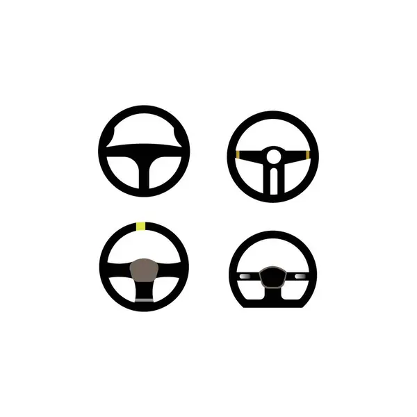 Icono Dirección Logo Diseño Vectorial Ilustración — Vector de stock
