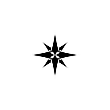 Pusula Logo Şablonu vektör resimleme tasarımı 