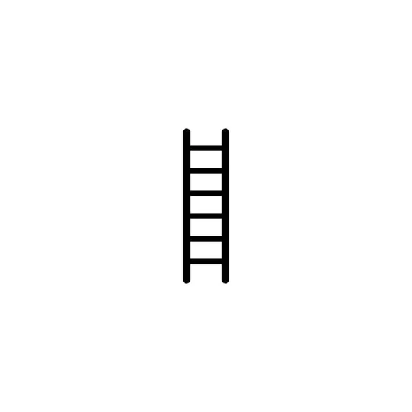 Escada Escadas Logo Template Vetor Ícone Ilustração Design — Vetor de Stock
