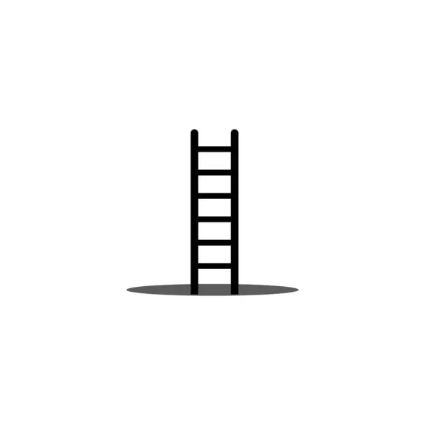 Merdiven Merdivenler Logo Şablonu Vektör Resimleme Tasarımı — Stok Vektör