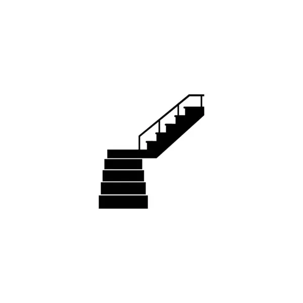 Escada Escadas Logo Template Vetor Ícone Ilustração Design —  Vetores de Stock