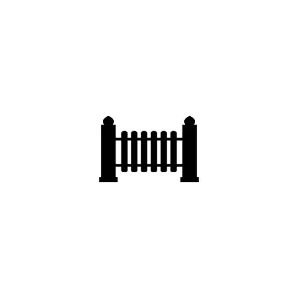 Дизайн Векторных Иконок Забора — стоковый вектор