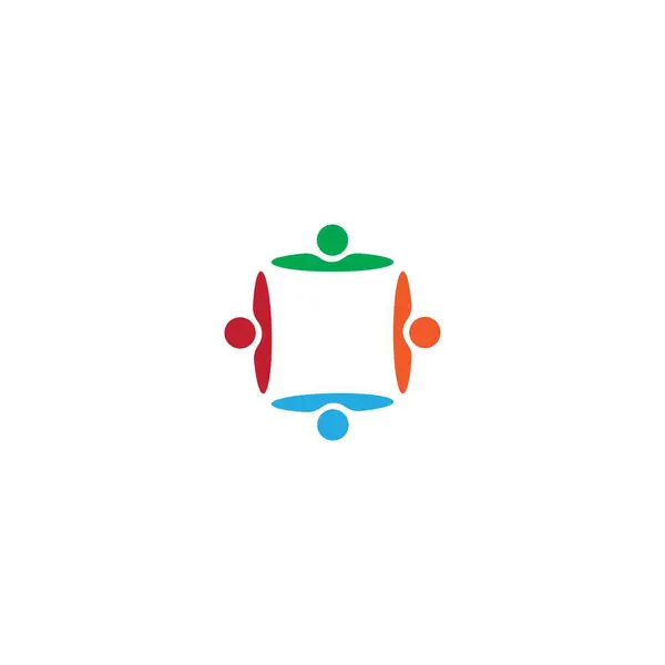 Global Community Network Concept Icon Vector Illustration Design — Stock Vector