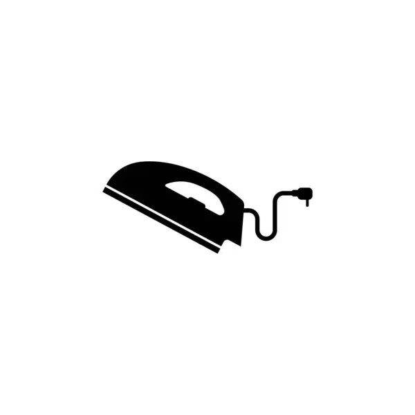 Σιδηρούν Εικονίδιο Λογότυπο Διανυσματική Απεικόνιση Σχεδιασμού — Διανυσματικό Αρχείο