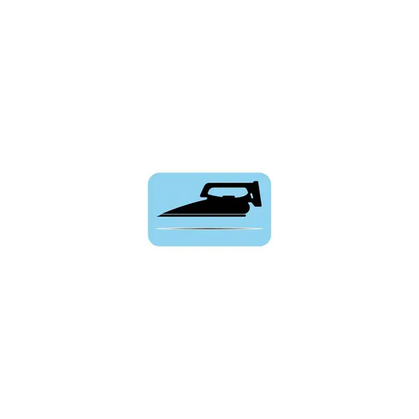 Σιδηρούν Εικονίδιο Λογότυπο Διανυσματική Απεικόνιση Σχεδιασμού — Διανυσματικό Αρχείο