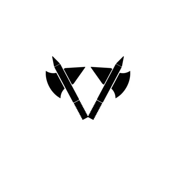 Eksen Simgesi Logo Şablonu Vektör Resimleme Tasarımı — Stok Vektör