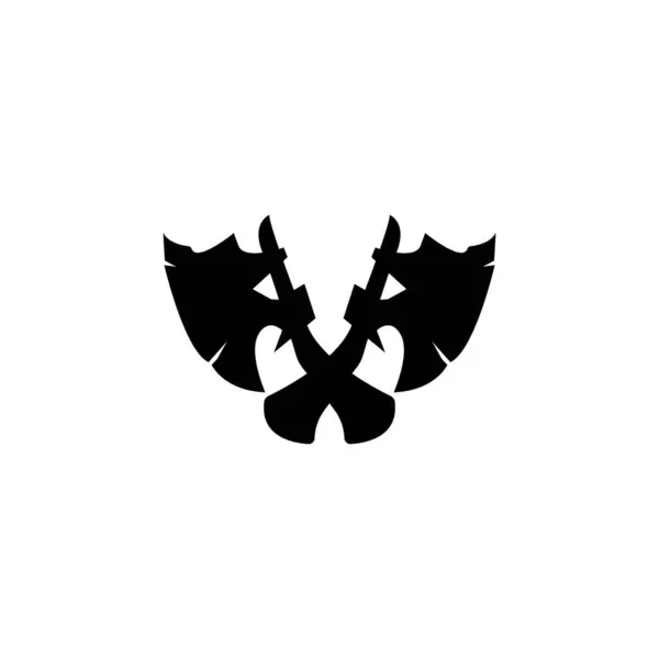 Eksen Simgesi Logo Şablonu Vektör Resimleme Tasarımı — Stok Vektör