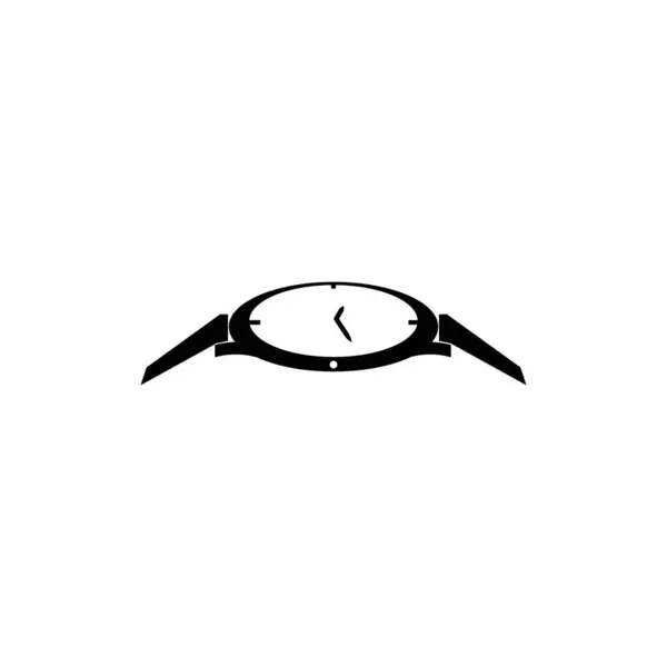 Ρολόγια Εικονίδιο Λογότυπο Διανυσματικό Σχεδιασμό Εικονογράφηση — Διανυσματικό Αρχείο
