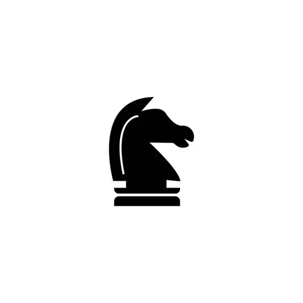 Vector Schaakstuk Set Voor Logo Ontwerp Pion Toren Ridder Loper — Stockvector