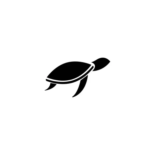 Żółw Ikona Ilustracja Projekt Szablon — Wektor stockowy