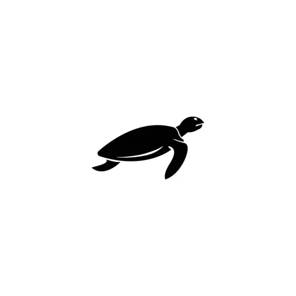 Turtle Icon Illustration Design Template — Stock Vector
