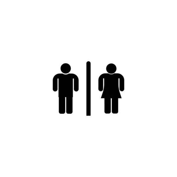 Odznaka Ikona Toalety Glif Wektor Wyciąć Monochromatyczne Odznaki Projektu Promocji — Wektor stockowy