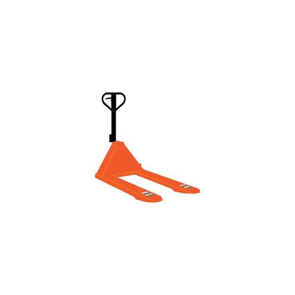 Paleti Kaldırma Işareti Paleti Kamyonu Logo Şablonu Vektör Resimleme Tasarımı — Stok Vektör