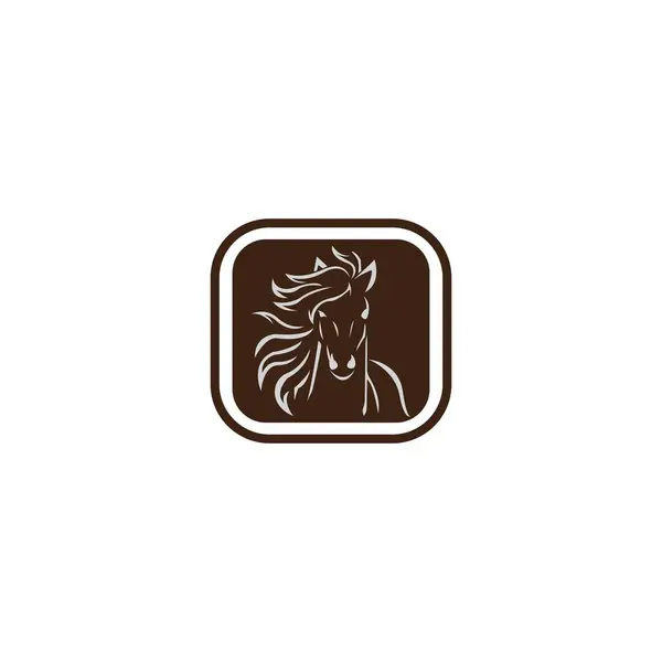 Pferd Logo Vorlage Vektor Illustration Design — Stockvektor