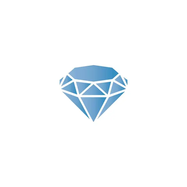 Set Diamanti Stile Piatto Icone Astratte Della Collezione Diamanti Neri — Vettoriale Stock