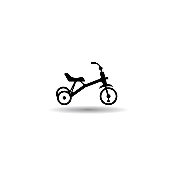 Modello Progettazione Illustrazione Vettoriale Icona Triciclo — Vettoriale Stock