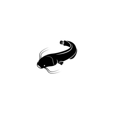 Catfish logo şablon vektör resimleme tasarımı