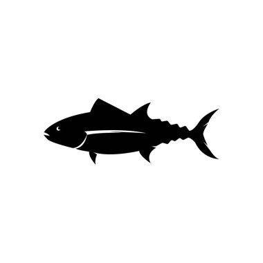 tuna fish icon logo vector design template