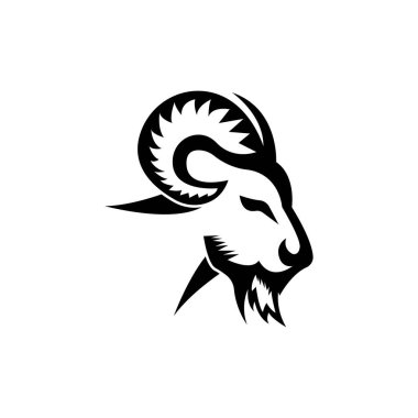 Koyun ikonu. Vektör illüstrasyon şablonu tasarımı.