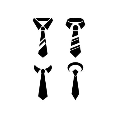 necktie icon logo vector design template