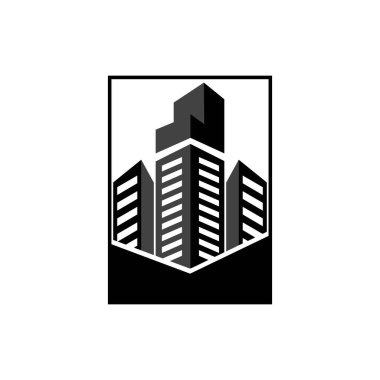 apartment icon logo vector design template