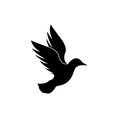 Dove Logo Şablonu vektör çizimi tasarımı