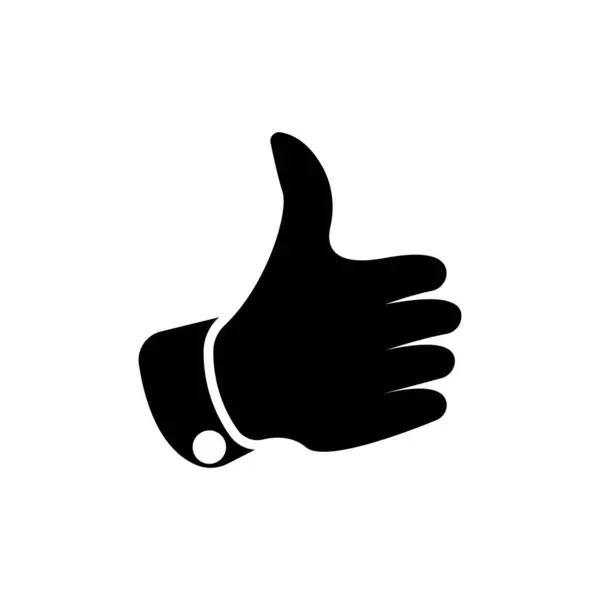 Thumb Icon Logo Vector Design Illustration — Archivo Imágenes Vectoriales